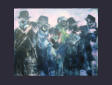 Gas masks II, Acryl op doek, 100 x 150 cm